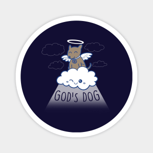 Cute Angel Tribute To Dead Pet Kawaii Dog For Dog Lovers Magnet